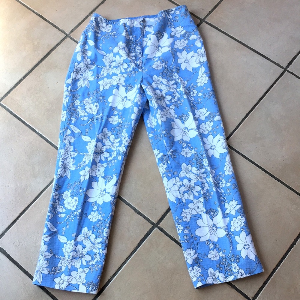 Like-new vintage Ann Taylor Loft floral pants